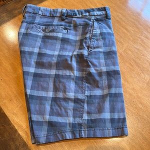 different shades of gray and black lululemon mens shorts